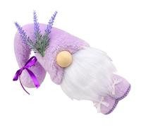 NIYANGLE Muñeco De Tela Morado Adorable para Decoración del Hogar, Tamaño Mediano, 100% Tela, Diseño Sin Rostro, Adecuado para Decoración De Primavera y Habitaciones, Adorno De Peluche para Mesa