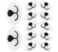 NIYANGLE Narices y Labios de Seguridad para Muñecos de Tela 16X25 MM 100 Piezas Accesorios para Manualidades de Crochet y Amigurumi Adornos Nasales para Animales de Peluche DIY