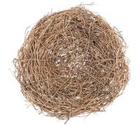 NIYANGLE Nido de Pájaro Artificial de Ratán Decorativo de 20 Cm, Accesorio para Fotos y Manualidades, Adecuado para Decoración de Fiestas, Bodas y Jardín, Modelo Ligero y Resistente