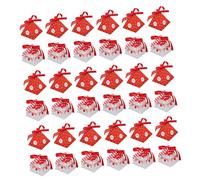 NIYANGLE Obsequio de Navidad Tapa Caja de Navidad para Obsequio de Embalaje para Decoración de Ventana