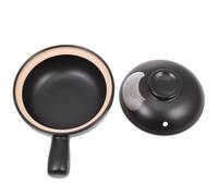NIYANGLE Olla de Cerámica Mango Único para Cocina, Resistente y Fácil de Limpiar, Adecuado para Preparar Sopas y Arroces Cocina Diaria
