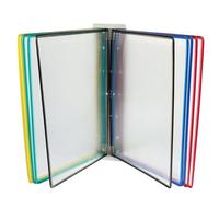 NIYANGLE Organizador Colgante de Pared para Documentos Expositor Transparente de Páginas Soporte Archivo Oficina Compacto y Resistente para Carpetas y Revistas