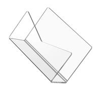 NIYANGLE Organizador de Correo Acrílico Transparente para Escritorio Estante para Sobres y Archivos Práctico Archivador de Oficina Ligero para Casa y Trabajo