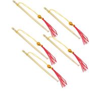 NIYANGLE Palillo de Orejas de Cuerno Herramienta para Limpiar Oídos Cuchara para Cerumen para Uso Casa Color Natural Longitud