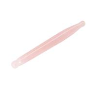 NIYANGLE Palitos de Masaje Cristal Natural de Cuarzo Rosa Palo de Masaje para Ojos Cuerpo y Rostro Gua Sha para Relajación y Circulación Sanguínea