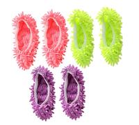 NIYANGLE Pantuflas de Fibra para Mopa Calcetines para Limpieza del Hogar 6piezas Fáciles de Limpiar y Resistentes, Ideales para Limpiar Suelos de Vinilo