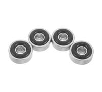 NIYANGLE Patas Antideslizantes Metálicas para Tabla de Cortar 20 Mm Diámetro X 8 Mm Alto, 4 Unidades, con Almohadillas de Goma, Protectores para Muebles y Bandejas, Soporte Estable