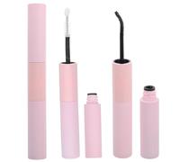NIYANGLE Pegamento para Pestañas Postizas Rosa Diseño de Doble Extremo, Secado Rápido y Sellado Seguro, 3 Piezas para Extensión de Pestañas y Maquillaje Profesional