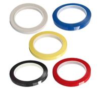 NIYANGLE Pegatinas Guía para Dedos de Violín y Violonchelo Cinta Adhesiva de PVC Duradera 5 Colores para Principiantes y Práctica en Diapasón