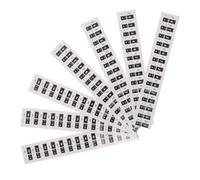 NIYANGLE Pegatinas para Armónica Polifónica 60 Unidades Negras, Etiquetas Adhesivas para Armónicas de 24 y 28 Agujeros en Clave C, Accesorios para Aprendizaje Musical y Práctica