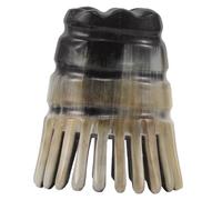 NIYANGLE Peine De Cuerno Natural Para Masaje Cepillo Desenredante De Cuerno De Exfoliante Cabelludo Para Diurno y Nocturno Herramienta De Masaje Guasha