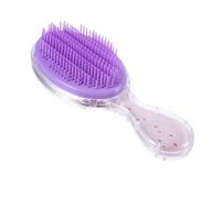 NIYANGLE Peine Pelo Transparente Cepillo De Peinado Ovalado Para Niñas Cepillo De Masaje Cabelludo Desenredante Cabello De Niñas Pequeños Adecuado Para Cuidado Del Cabello Infantil