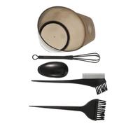 NIYANGLE Peines Aceite Cabello Kit de Tinte Cabello Peine Cepillo Tazón para Mezclar y Tapa Orejas Herramienta para Teñir el Set para Teñir el Casa