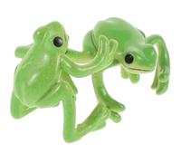 NIYANGLE Pendientes de Rana Verde sin Perforación, Manguito de Oreja Pequeño de Animal, Clip Ligero para Mujer, Joyas Orejas, Uso Diario Casual, Accesorio Divertido y Cómodo