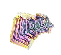 NIYANGLE Piedra Preciosa Mineral De Bismuto Piedras De Cristal Natural Mineral De La Piedra Preciosa De Bismuto Los Especímenes De Ciencias En El Aula Piedra De Cristal Joya Metal