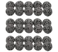 NIYANGLE Piedras Volcánicas Naturales 39 Piezas para Difusor de Aromaterapia Roca de Lava Negra y Artesanía Elegante para Ambiente Relajante