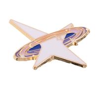 NIYANGLE Pin de Solapa Broche de Estrella y Sistema Solar, Accesorio Compacto para Mochilas y Vestidos, Adecuado para Decoración y Complementos de Fiesta