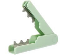 NIYANGLE Pinza para Quitar Espinas de Flores ABS Portátil para Tallo y Hoja | Superficie Lisa, Color Verde Claro, Uso para Floristería y Familias, Pieza Ligera, Manejo Cómodo