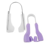 NIYANGLE Pinzas Nasales y Mejorar la Forma Nariz para Reducir Ronquidos de Silicona 2 Piezas y Dormir Mejor Cómodas para Usar Durante la Noche