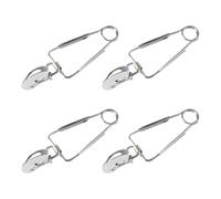 NIYANGLE Pinzas para Caracoles de Cocina 4 Piezas de Acero Inoxidable Resorte, Pinzas Multifunción para Recoger Mariscos, Clip Pequeño para Servir Alimentos en Restaurante y Hogar, Color