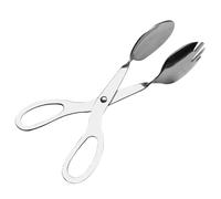 NIYANGLE Pinzas para Ensalada y Pan de Acero Inoxidable 25 Cm, Pinza Metálica para Buffet y Barbacoa, Utensilio de Cocina Resistente y Multifuncional para Servir Alimentos