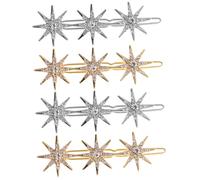 NIYANGLE Pinzas Pelo 4 Pcs Accesorios de Cabello para Mujer Horquillas Decorativas Pinzas para Pelo Grueso Joyas Cabello Diseño Elegante