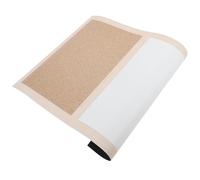 NIYANGLE Pizarra Blanca Multifuncional de Goma Pequeña Marco de Madera de Roble, Resistente a Rayones, Autoadhesiva para Muro y Escritorio, Adecuado para Aulas, Oficinas y Hogar, Tablero