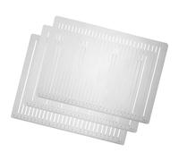NIYANGLE Plantilla de Línea Recta de Plástico 3piezas para Dibujo Preciso y Caligrafía Ligera Espacios de Línea 10mm, 9mm, 8mm Adecuado para Estudiantes Universitarios