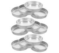 NIYANGLE Plato de Pesaje de Aluminio 150 Ml 100x20 Mm 20 Unidades Mini Bandeja para Laboratorio Resistente y Fácil de Limpiar para Medición Precisa y Muestreo en Alimentos y Polvo