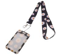 NIYANGLE Porta Credenciales Portátil con Cordón Desmontable y Clip Retráctil Funda Protectora para Tarjetas de Identificación Adecuado para Escuela Oficina y Actividades al Aire Libre