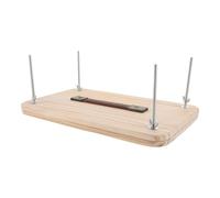 NIYANGLE Prensa de Libros de Madera de Pino 32.9×19.9 Cm Tornillo Ajustable, Herramienta de Prensa para Encuadernación Manual y Restauración de Álbumes, Adecuado para Manualidades