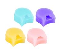 NIYANGLE Protector de Pulgar para Clarinete de Silicona Negra, 4 Piezas Bordes Suaves y Buena Estabilidad para Uso Cómodo y Duradero Color Aleatorio