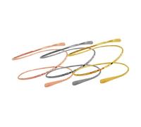 NIYANGLE Pulseras de Brazo Metálicas Ajustables para Mujer y Niña, Brazaletes Abiertos de 3 Piezas en Oro Rosa, Plata y Dorado, Decoración de Brazo para Ocasiones Obsequios, Diseño Espiral