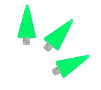 NIYANGLE Punta de Bolígrafo para Puntear 3 Piezas Cabezal de Cera Reemplazable para Manicura Herramientas para Decoración de Uñas para Profesional y Diy Verde