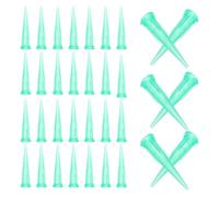 NIYANGLE Puntas Dispensadoras de Pegamento Cónicas 18g, 100 Unidades para Laboratorio, Boquillas de Aplicación Precisa Compatibles Dispensadores Industriales y Accesorios de Dosificación