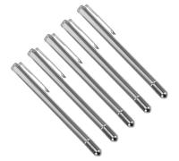 NIYANGLE Punteros Telescópicos para Pizarra del Aula 5 Piezas, Bolígrafo de Mano con Clip para Dedo, Señalador Portátil Extensible para Presentaciones y Enseñanza Educativa