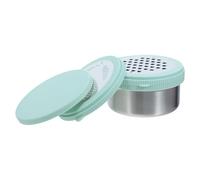 NIYANGLE Rallador de Queso Base Antideslizante Multifuncional con Diseño de Cuenco Redondo y 4 Cuchillas Intercambiables de Acero Inoxidable para Cocina Fiable y Estable