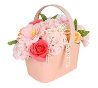 NIYANGLE Ramo De Jabón Floral Aromático Caja Para Día Madre y Día Del Maestro Creativo De Flores De Jabón Para Mujeres y Compañeros Decoración Elegante y Práctica