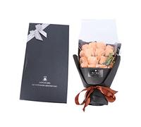 NIYANGLE Ramo De Rosas De Jabón Caja Para San Valentín Bouquet De Flores Aromáticas Para Cumpleaños y Celebraciones Originales Para Mujeres
