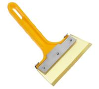 NIYANGLE Rascador de nieve para tendones de ternera Raspado de nieve para automóviles Raspador Hyelo multifuncional escurridor de baño para ducha raspador de pegamento tendón de res Orange