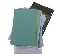 NIYANGLE Recambio de Papel A6 120g para Cuaderno de Hojas Sueltas 24 Hojas Blancas Doble Cara Perforadas 108X171Mm Recarga Flexible para Diario Agenda y Scrapbooking