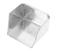 NIYANGLE Recogedor Pequeño De Metal para Escritorio 7x7x5 Cm Mini Pala De Basura Anti-óxido Portátil Práctico Uso Hogar Oficina Limpieza Diaria
