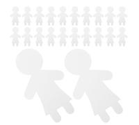 NIYANGLE Recortes de Figuras de Personas de Cartón 20 Piezas para Manualidades Infantiles DIY Pintura y Dibujo Materiales Artísticos para Aula y Actividades Creativas