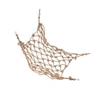 NIYANGLE Red de Escalada para Loros y Aves Grandes con Cuerda Resistente a Mordeduras y Escalera de Red Colgante con Hebilla para Mejorar Salud Física y Mental