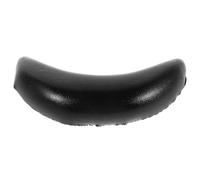 NIYANGLE Reposacabezas para Lavabo de Champú en Forma de U Negro Cojín Cervical de Silicona Antideslizante para Salón Almohadilla Ergonómica para Soporte del Cuello en Lavado de Cabello