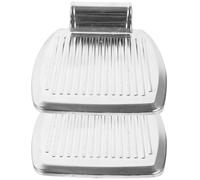 NIYANGLE Reposapiés para Sillas de Ruedas Pedal Estable de 1,9 CM, Fabricado en Material Metálico Resistente, Compatible Todo Tipo de Sillas para Pacientes