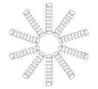 NIYANGLE Resortes de Compresión para Bolígrafos 0,5x4,5x20 Mm Acero Inoxidable 10 Unidades Muelles Pequeños Recambio para Bolígrafo Mecánico Uso Oficina y Escuela