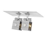 NIYANGLE Rodillos Ajustables y Diseño de Doble Barra en Aluminio para Puertas Corredizas de Patio con Adaptador de Esquina para Instalación Flexible y Durabilidad Prolongada