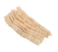 NIYANGLE Rollo de Paja Artificial para Techo de Maqueta 3x30 Cm, 6 Piezas, Material Resistente Intemperie para Decoración de Techos de Casas Modelo y Miniaturas de Jardín