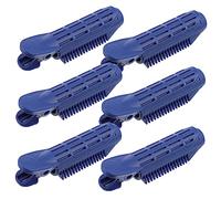 NIYANGLE Rulos de Plástico Cabello 6piezas Rizadores Portátiles de Abs Que No Dañan el Cabello Accesorios para Mujeres y Madres para Peinar Ondas y Raíces